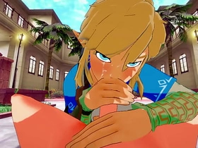 Zelda Genshin Impact Yaoi - Link x Tartaglia POV Handjob Blowjob and Fucked - Japanese asian manga anime game porn gay japanese gay poop porn