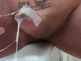 テープ留めで剥けない包茎おちんぽ japanese coat gay porn