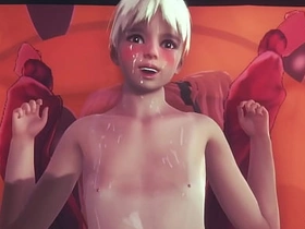 Yaoi femboy Kitten POV Handjob and fucked in his room - Japanese sissy boy chinese chaser gay porn