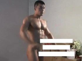 Meili Series - Muscular Jock Hunk Showing His Hot Body ( Behind The Scene ) asian gay hunk porn