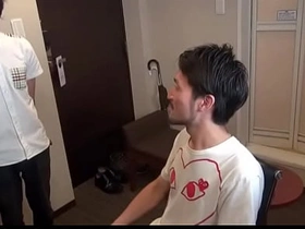 Asian gay gets asshole dildoed and fucked japanese gay porn train