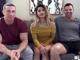 100lb Asian gets wrecked by two body builders best japan gay porn