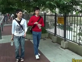 Asian twink cum covered asian tattoo gay porn