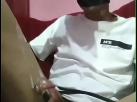 Asian boy takes a big load asian gay porn