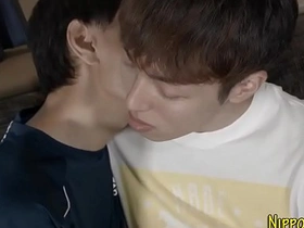 Asian twink rides dong and cums sensitive asian gay porn