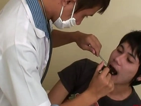 Slim Asian patient barebacked by doctor for cumshot chinese poz gay porn