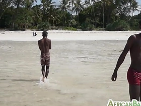 Unsaddled Ebony twink stuffing amateur after shower chinese ops gay porn