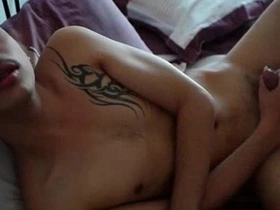 Thai Gay Boy Kai wanking his asian cock onlyfans taiwan gay porn