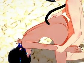 Yaoi - Catboy x Foxboy bareback twice - Sissy crossdress Japanese Asian Manga Anime Film  Game Porn Gay japanese gay shit porn