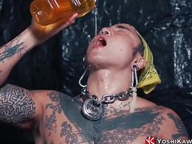 YOSHIKAWASAKIXXX - Asian Yoshi Kawasaki Drinks His Own Pee mr chinese dot gay porn