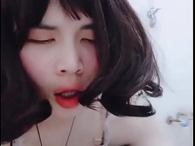 asian shemale maid masturbate in uniform with big dildo asian gay massage porn